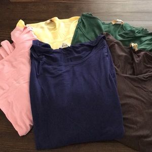 Set of 5 piko tops